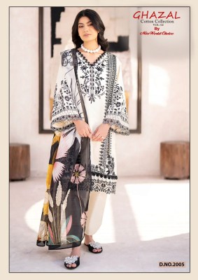 Ghazal vol 2 by Missworld Choice Exclusive Karachi printed unstitched  suit collection Karachi suits catalogs