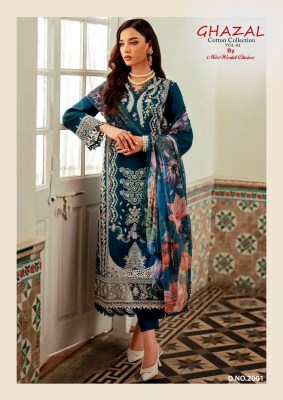 Ghazal vol 2 by Missworld Choice Exclusive Karachi printed unstitched  suit collection Karachi suits catalogs