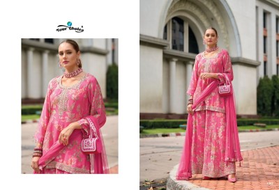 Ginni by Your Choice Unique embroidered fancy sharara suit catalogue at affordable rate fancy sharara suit Catalogs