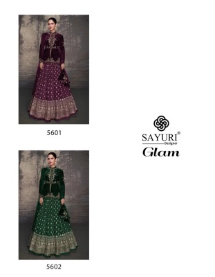 Glam by Sayuri designer embroidered chaniya choli catalogue at affordable rate lehenga choli catalogs