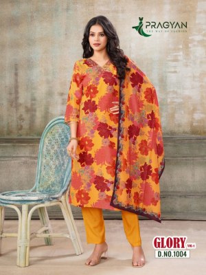 Glory vol 1 by Pragyan Heavy maslin printed readymade suit catalogue at affordable rate readymade suit catalogs