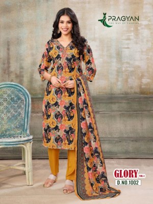 Glory vol 1 by Pragyan Heavy maslin printed readymade suit catalogue at affordable rate readymade suit catalogs