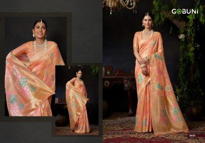 Gobuni Sundari Vol 2 Organza Khadi Saree with Zhallar Wholesale Ethnic Elegance sarees catalogs