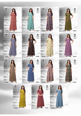 Good Morning Vol 1 by Deeptex Pure Cotton Printed Nighties With Pocket And Without Joints collection night wear catalogs