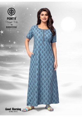 Good Morning Vol 1 by Deeptex Pure Cotton Printed Nighties With Pocket And Without Joints collection night wear catalogs