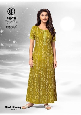 Good Morning Vol 1 by Deeptex Pure Cotton Printed Nighties With Pocket And Without Joints collection night wear catalogs