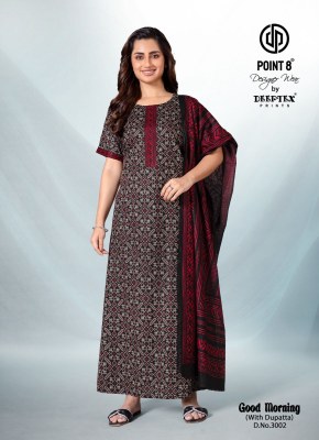 Good Morning Vol 2 by Deeptex Pure cotton Printed Nighties with pocket at low rate night wear catalogs