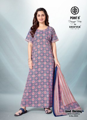 Good Morning Vol 2 by Deeptex Pure cotton Printed Nighties with pocket at low rate night wear catalogs