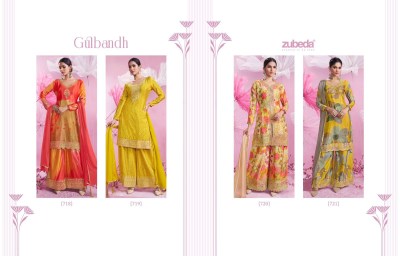 Gul Bandh by Zubeda Designer embroidered free size Pakistani suit catalogue at affordable rate  pakistani suit catalogs