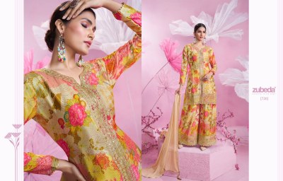 Gul Bandh by Zubeda Designer embroidered free size Pakistani suit catalogue at affordable rate  pakistani suit catalogs