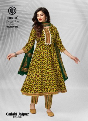 Gulabi jaipur by deeptex fancy printed readymade anarkali suit catalogue at low rate dress material catalogs