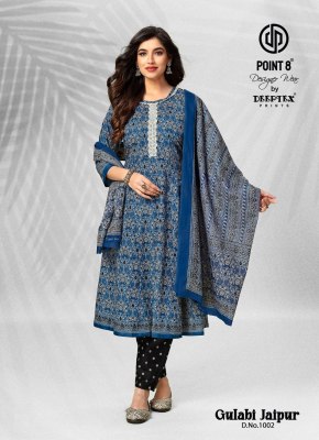 Gulabi jaipur by deeptex fancy printed readymade anarkali suit catalogue at low rate dress material catalogs