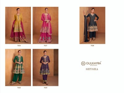 Gulkayra designer by Shysha real chinon exclusive designer sharara suit catalogue readymade suit catalogs