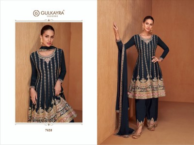 Gulkayra designer by Shysha real chinon embroidered designer readymade suit catalogue at low rate readymade suit catalogs