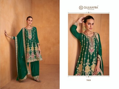 Gulkayra designer by Shysha real chinon embroidered designer readymade suit catalogue at low rate readymade suit catalogs