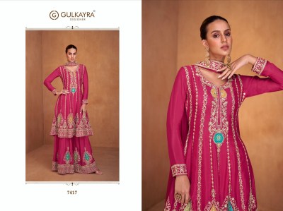 Gulkayra designer by Shysha real chinon embroidered designer readymade suit catalogue at low rate readymade suit catalogs