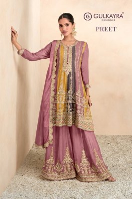 Gulkayra designer new launch Preet party wear ready made suits wholesaler price in India   Aashirwad Creation 