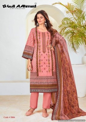 Gull A Ahmed bin saeed vol 5 heavy lawn cotton unstitched suit catalogue at low rate salwar kameez catalogs