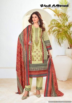 Gull A Ahmed bin saeed vol 5 heavy lawn cotton unstitched suit catalogue at low rate salwar kameez catalogs