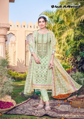 Gull A ahmed by bin saeed vol 4 pure lawn cotton unstitched dress material catalogue at low rate salwar kameez catalogs