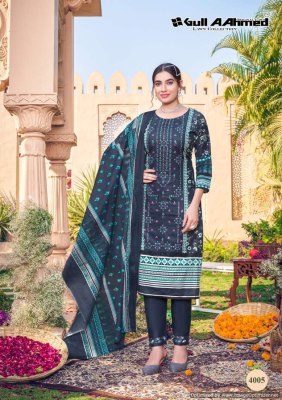 Gull A ahmed by bin saeed vol 4 pure lawn cotton unstitched dress material catalogue at low rate salwar kameez catalogs