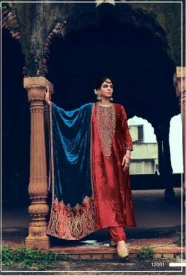 Gull Jee Presents Shehnaaz Winter Collection Velvet suits catalogue wholesaler  Deepsy suits