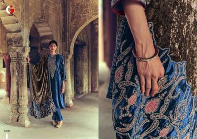 Gull Jee Presents Shehnaaz Winter Collection Velvet suits catalogue wholesaler  pakistani suit catalogs