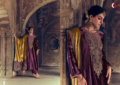 Gull Jee Presents Shehnaaz Winter Collection Velvet suits catalogue wholesaler  pakistani suit catalogs