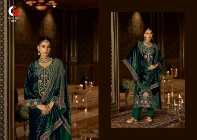 Gull Jee Qurb by Deepsy Suits Pure Velvet Heavy with Viscose Pashmina Wholesale Ethnic Collection readymade suit catalogs