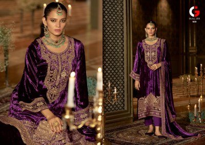 Gull Jee Qurb by Deepsy Suits Pure Velvet Heavy with Viscose Pashmina Wholesale Ethnic Collection readymade suit catalogs