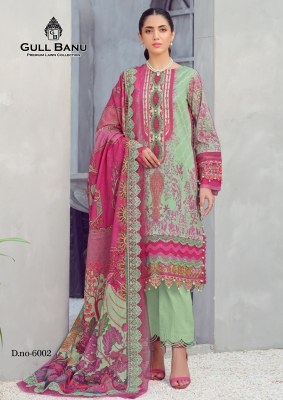 Gull a Ahmed by Gull Banu vol 06 Pure lawn collection with mal mal suit and pant dupatta catalogue at wholesale price salwar kameez catalogs