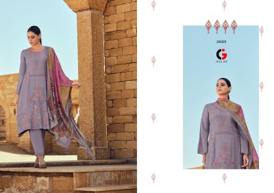 Gull jee by Ekans pure muslin silk heavy embroidered unstitched salwar kameez catalogue  salwar kameez catalogs