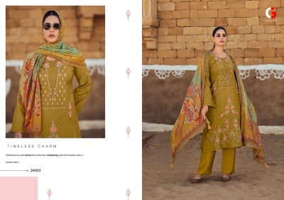 Gull jee by Ekans pure muslin silk heavy embroidered unstitched salwar kameez catalogue  salwar kameez catalogs