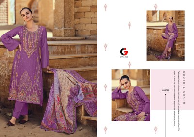 Gull jee by Ekans pure muslin silk heavy embroidered unstitched salwar kameez catalogue  salwar kameez catalogs