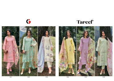 Gull jee by Tareef pure russian silk embroidered salwar kameez catalogue at affordable rate salwar kameez catalogs