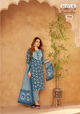 Gulmohar vol 7 by Mayur Pure cotton printed kurti pant and dupatta catalogue at low rate readymade suit catalogs