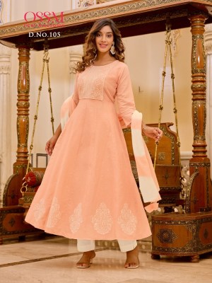 Gulnaaz by ossm Premium cotton Fancy Anarkali Suit at amavi expo fancy Anarkali suit catalogs