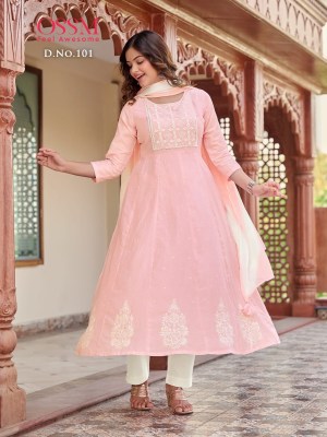 Gulnaaz by ossm Premium cotton Fancy Anarkali Suit at amavi expo fancy Anarkali suit catalogs