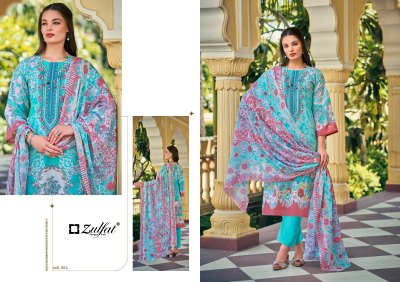 Gulnaaz vol 4 by Zulfat fancy embroidered kurti catalogue at affordable rate dress material catalogs