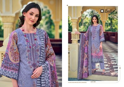 Gulnaaz vol 4 by Zulfat fancy embroidered kurti catalogue at affordable rate dress material catalogs