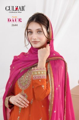 Gulzar Daur Farshi Set Premium Chinnon with Hand Embroidery And Zari Lace Wholesale   wholesale catalogs