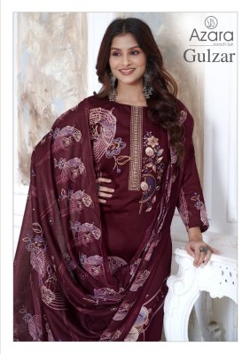 Gulzar by Azara pure cotton designer printed unstitched dress material collection Azara