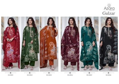 Gulzar by Azara pure cotton designer printed unstitched dress material collection salwar kameez catalogs