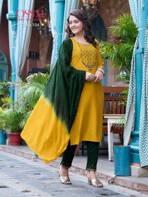 Gungun by ossm Kurti  new Fancy 3pc set Kurti catalogue  Collection kurtis catalogs