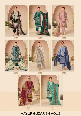 Guzarish vol 2 by Mayur exclusive fancy unstitched cotton dress material catalogue at amaviexpo salwar kameez catalogs