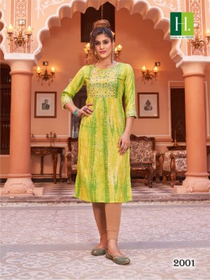 H DOT by HIRWA presents latest Catalog shibori vol 5 Naira Cut Festive Wear Kurtis with Embroidery Work at wholesale rate kurtis catalogs