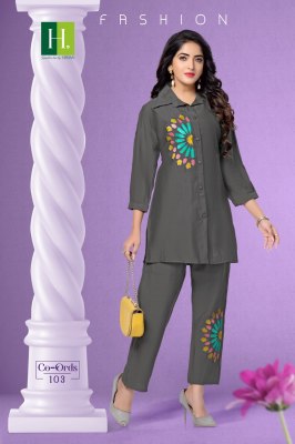 H DOT by Hirwa presents latest catalog roman silk Co Ord sets kurtis catalogs