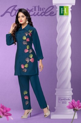 H DOT by Hirwa presents latest catalog roman silk Co Ord sets kurtis catalogs