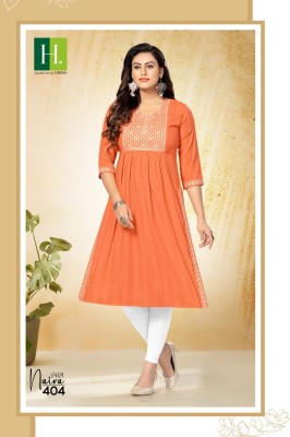 H.Dot by hirwa presents  its latest naira cut kurti catalog by naira vol 4 kurtis catalogs