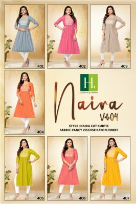 H.Dot by hirwa presents  its latest naira cut kurti catalog by naira vol 4 kurtis catalogs